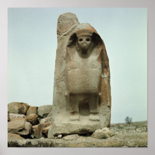 Gateway met gekarfde Sphinx Poster