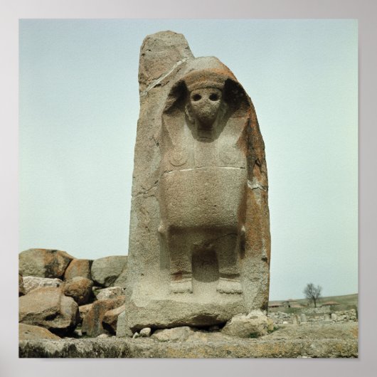 Gateway met gekarfde Sphinx Poster (Voorkant)