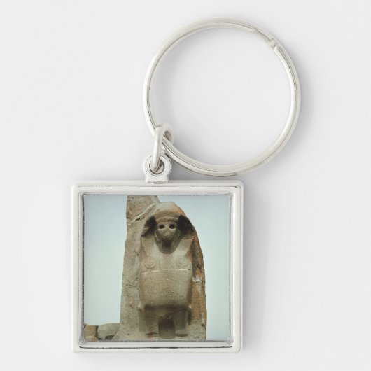 Gateway met gekarfde Sphinx Sleutelhanger (Voorkant)