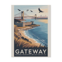 Gateway NY Kunst | Vintage Park Reisposter
