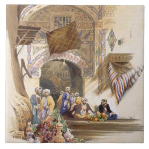 Gateway of a Bazaar, Grand Cairo, pub. 1846 (litho Tegeltje