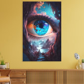 Gateway of perception  canvas afdruk (Insitu (Woonkamer))