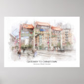 Gateway to Chinatown Vancouver ID711 Poster (Voorkant)