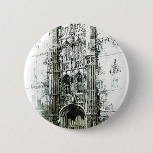 Gateway to Kings College Ronde Button 5,7 Cm