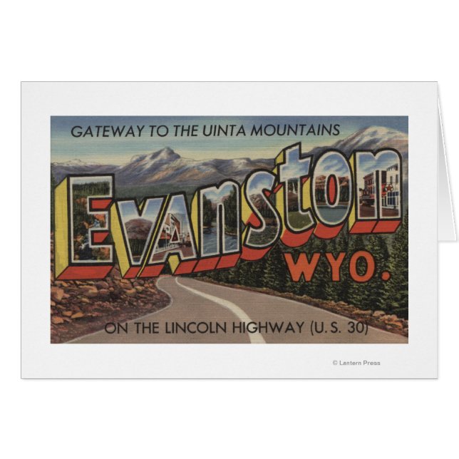 Gateway to the Uinta Mountains - Evanston, WY (Voorkant Horizontaal)