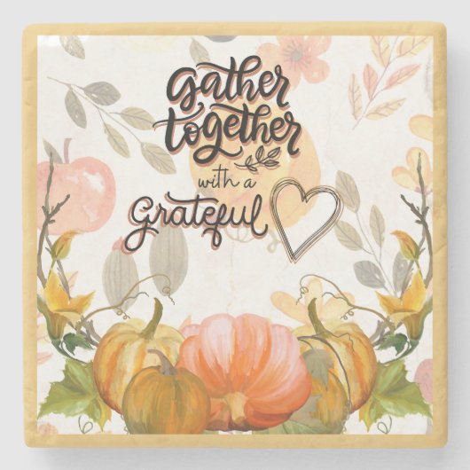 Gather Together Marble Onderzetter (Voorkant)