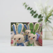 Gathered Bunnies Briefkaart (Staand voorkant)