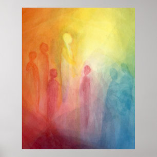 Gathering in the light poster