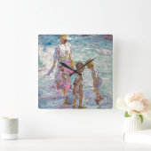 Gathering Light © – Kunst Wandschijf Klok (Huis)