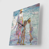 Gathering Light © – Kunst Wandschijf Klok (Hoek)