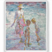 Gathering Light © – Kunststicker Sticker (Voorkant)