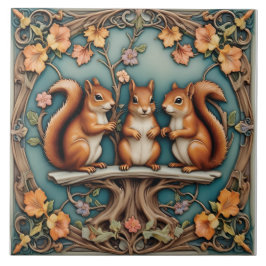 Gathering on the Willow Bough Tegeltje