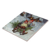 "Gathering Pine Boughs" by Jenny Nystrom Tegeltje (Zijkant)