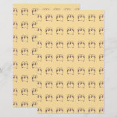 Gatinho fofinho briefpapier (Voorkant / Achterkant)