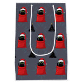 Gatito Cat Gift Bag - Grijs Medium Cadeauzakje (Achterkant)