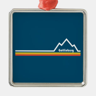 Gatlinburg, Tennessee Metalen Ornament