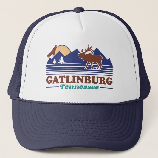 Gatlinburg Tennessee Trucker Pet (Voorkant)