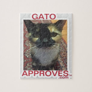Gato approuve le puzzle