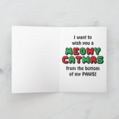 Gato Meowy Catmas Kaart (Binnen)