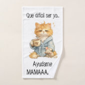 gato modelo (Serviette à main)