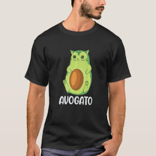 Gato Vegano Avogato Aguacate T-shirt