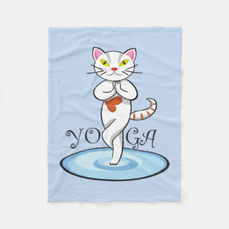 Gato Yoga Fleece Deken