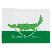 Gator Blues Grand sac cadeau brillant (Dos)