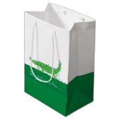 Gator Blues Medium Glossy Gift Bag Cadeauzakje (Voorkant Gekanteld)