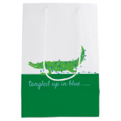 Gator Blues Medium Glossy Gift Bag Cadeauzakje (Achterkant)