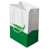 Gator Blues Medium Glossy Gift Bag Cadeauzakje (Achterkant Gekanteld)