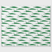 Gator Chomp | Alligator Reptile Cadeaupapier (Vlak)
