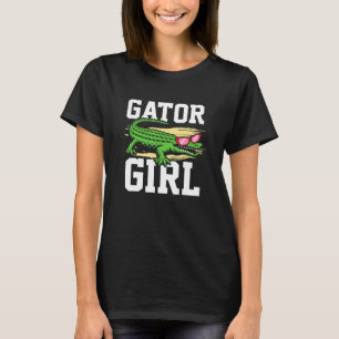 Gator Girl for Men Crocodile T-shirt