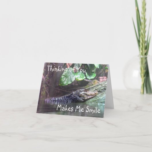 'Gator Grins : Pensez à vous - Carte de notes (Devant)