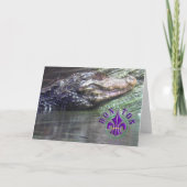 'Gator Grins : Pensez à vous - Carte de voeux (Dos)