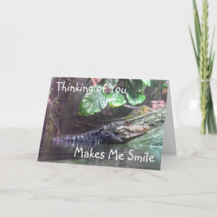 'Gator Grins : Pensez à vous - Carte de voeux