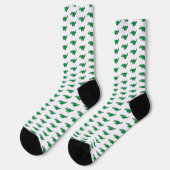 Gator Grub Green Alligator Patroon Sokken (Links)