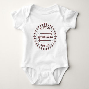 Gator-Hater-est-garnet Romper