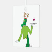 Gator Holiday Wine Ornament (Voorkant links)