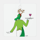 Gator Holiday Wine Ornament (Voorkant)