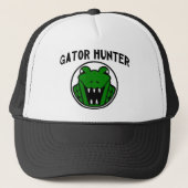 Gator Hunter-symbool Trucker Pet (Voorkant)