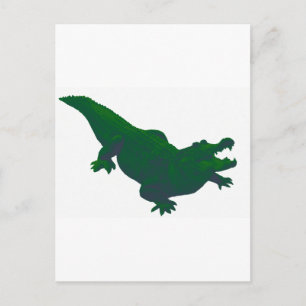 GATOR IN GROEN BRIEFKAART