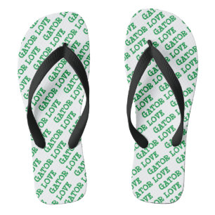 Gator Love Groene Tegel Strand Slippers Teenslippers