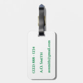 Gator on the Move Bagagelabel (Achterkant verticaal)