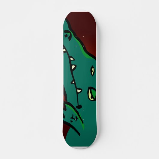 gator (oude school) skateboard (Voorkant)