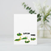 Gator Raid Briefkaart (Staand voorkant)