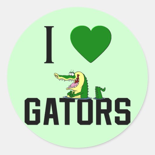 Gator Ronde Sticker (Voorkant)