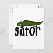 Gator T-shirten en cadeaus Briefkaart (Voorkant / Achterkant)