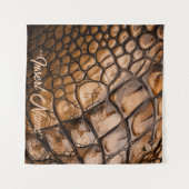 Gator-textuur Wandkleed (Voorkant (horizontaal))