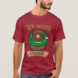 Gator Wrestling Champ, New Orleans, Verenigde Stat T-shirt