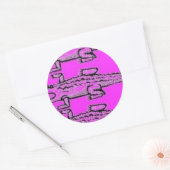 gatoramide ronde sticker (Envelop)